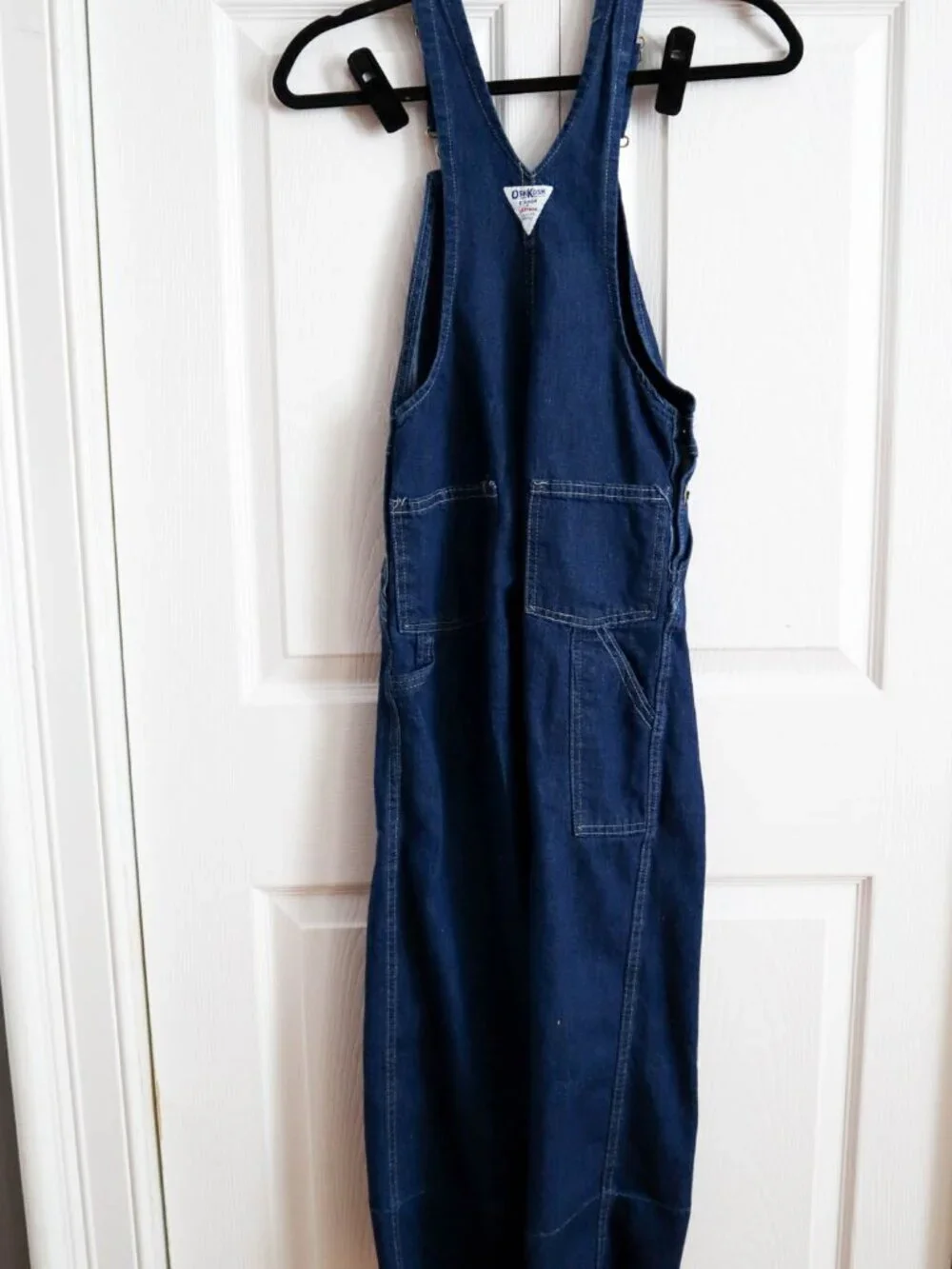 Vintage OshKosh B’gosh Vestbak Overalls Kids Size 12 Made USA 70s 80s Denim